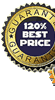 Click HERE for our 120% PRICE GUARANTEE.